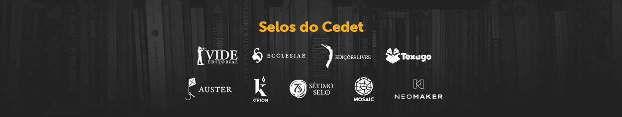 Conheça os selos editoriais do CEDET